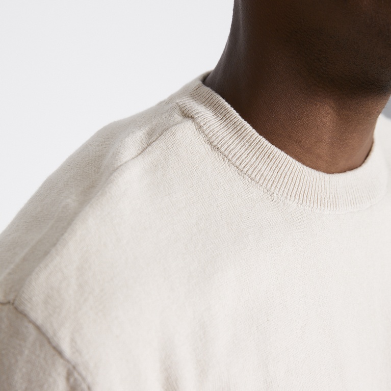 Fine-knit sweater "Ruben" Light Beige
